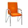Стул Самба хром эко /оранжевый/