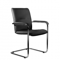 Кресло посетителя София хром