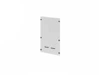 Двери средние стеклянные тонированные L-022  серии «Lemo»