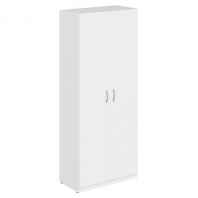 Шкаф 2-х створчатый серии "KANN" (Белый, 870х450х2100 мм)