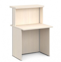 Модуль стойки ресепшен, прямой V-85 серии «Vasanta» (Дуб кобург, 800 x 760 x 1220)