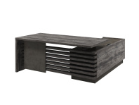 Стол руководителя на ЛДСП опорах с опорной тумбой левый Z-218л.1000  для кабинета руководителя «Vest