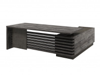 Стол руководителя на ЛДСП опорах с опорной тумбой левый Z-222л.0000 для кабинета руководителя «Vesta