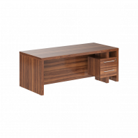 Стол руководителя с тумбой ZSTD 209H (L/R) для кабинета руководителя "ZENN"