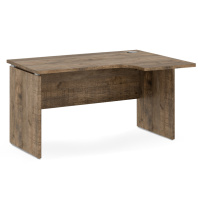 Стол письменный эргономичный V-44 серии «Vasanta» (Дуб Самдал, правый, 1400/524х1000/730х750 мм)