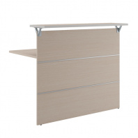 Элемент ресепшн прямой 1200 для приемной «Zoom» (Светлый дуб, 1200x850x1090 мм)