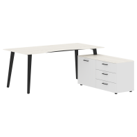 Стол руководителя с тумбой JCT 1818 (L/R) серии «JAY»