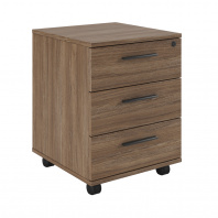 Тумба подкатная с 3 ящиками, древесный для кабинета руководителя «Asti»