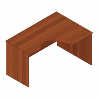 Стол эргономичный Р.СКУ-14 серии «Референт» (Орех, правый, 1390 х 1000(680) х 750 мм)