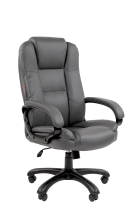Кресло офисное Chairman 600 (Экокожа серая)