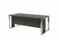 Стол руководителя прямой Z-320 на металлических опорах для кабинета руководителя «Vestar»