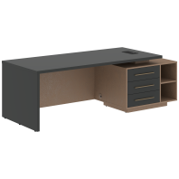 Стол руководителя VCT 2390 (L/R) для кабинета руководителя «Velion»