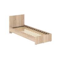 Кровать односпальная с изголовьем KBW 208.1 серии "KANN"