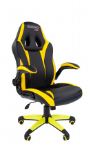 Геймерское кресло CHAIRMAN GAME 15 (ткань черный/желтый)