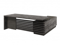 Стол руководителя на ЛДСП опорах с опорной тумбой левый Z-222л.1000 для кабинета руководителя «Vesta