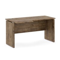 Стол письменный эргономичный V-34 серии «Vasanta» (Дуб Самдал, левый, 1400/524 x 780/600 x 750 мм)