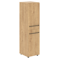 Шкаф колонка с 2-мя глухими малыми дверьми   LMC 40.4 серии «Loftis»