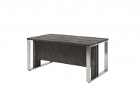 Стол руководителя прямой Z-316 на металлических опорах для кабинета руководителя «Vestar»