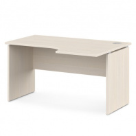 Стол письменный эргономичный V-44 серии «Vasanta» (Дуб кобург, правый, 1400/524х1000/730х750 мм)