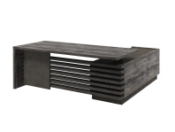 Стол руководителя на ЛДСП опорах с опорной тумбой левый Z-220л.0000  для кабинета руководителя «Vest